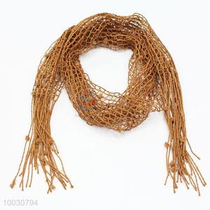 Wholesale Streamline ALL Brown Dacron <em>Scarf</em>