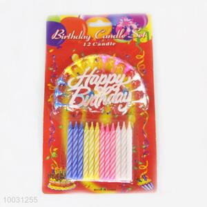1 set 4colors candy cake birthday candles