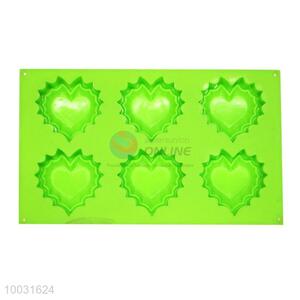 Hot Selling Heart Shaped Silicon Cake Mould