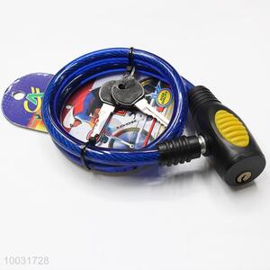 8m blue cable lock for bicycle