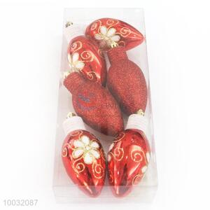 Red Bulb Christmas Tree Decoration Promotional Christmas Decoration