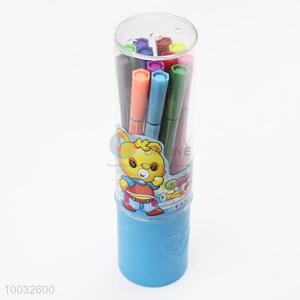 High Quality 12pcs Water Color Pens Set In Plastic Cask