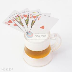 Home decoration beer cup with poker fridge magnet