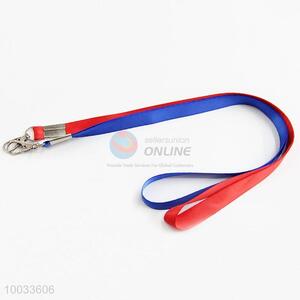 Wholesale cheap blue/red neck microsoft card lanyards