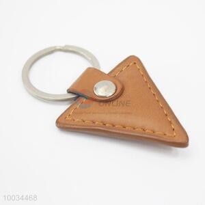 Triangular PU Key Chain