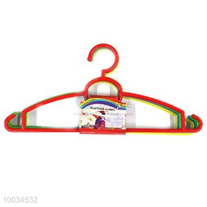 Low price 6pcs/set plastic clothes&pants hanger