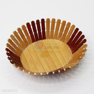 Oval bamboo fruit basket/storage basket