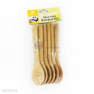 Classic 6 Pieces Tableware Bamboo <em>Spoon</em>/Scoop