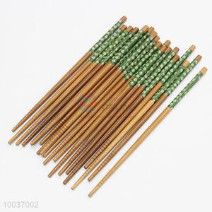 10 Pairs Bamboo Chopsticks Set In OPP Bag