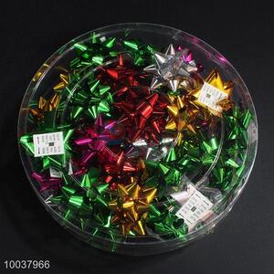 5CM Wholesale Colorful Gift Ribbon, Star Bow for Pckage Decoration