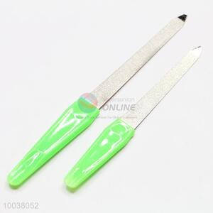 Manicure set green nail files for wholesale