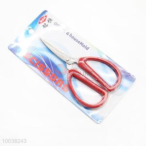 Hot Selling Household Scissor with Red Plastic Handle