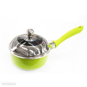 Wholesale Aluminium Cookware Green Milk Pan