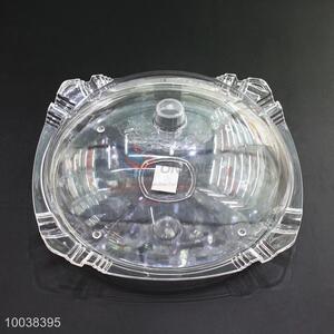 Transparent multifunctional cake/fruit plate with cover