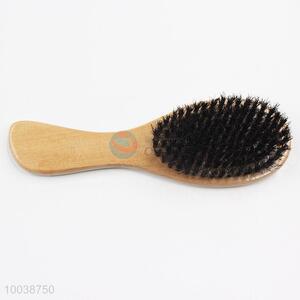 8.5CM High Quality Plastic Hair Shoe Cleaning Brush with Wooden Handle