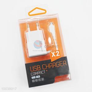 1A usb charger usb cable(1m) for samsung