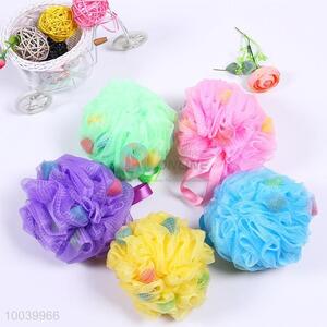 50g Hot Sale Super Soft Colourful Bath Ball with Sponge