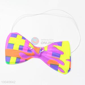 Fashion designs fluorescence pvc bow tie
