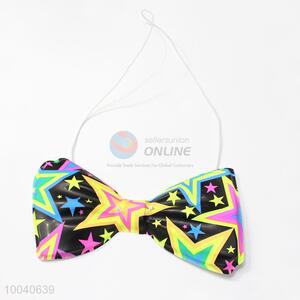 Small size fluorescence printing bow tie for party decoration