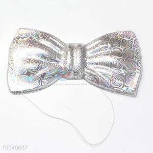 Middle size silver color bow tie for party decoration