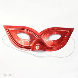 Factory wholesale pvc red plated party eye face mask