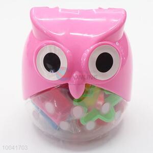 8*11CM Muticolour Hot Sale Educational <em>Plasticine</em> Put in a Owl Shaped Bottle