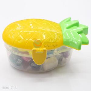 17*7CM Muticolour Best Selling Educational <em>Plasticine</em> Put in a Pineapple Shaped Bottle