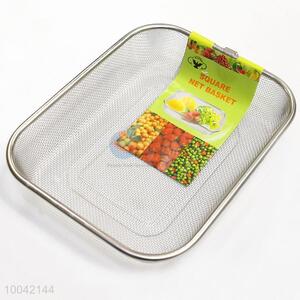 42*30cm Stainless steel square net basket/wire mesh basket