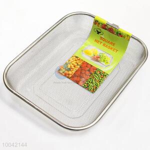 42*30cm Stainless steel square net basket/wire mesh basket
