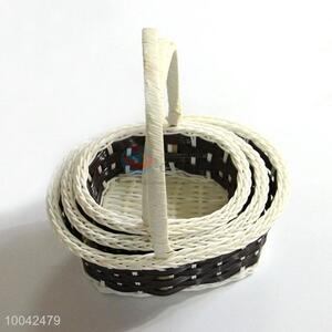 3pcs/set braided flower basket/decration basket