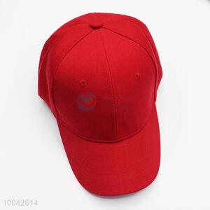 Wholesale red hip hop cap/peak cap