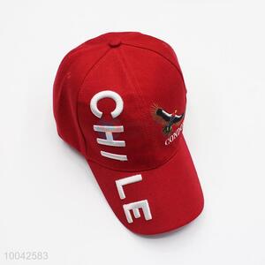 Cool red embroidery <em>baseball</em> <em>cap</em>
