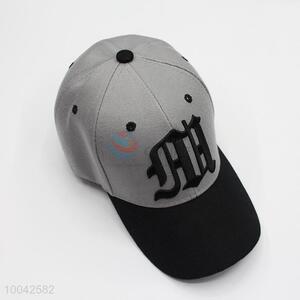 Grey-black embroidery <em>baseball</em> <em>cap</em>