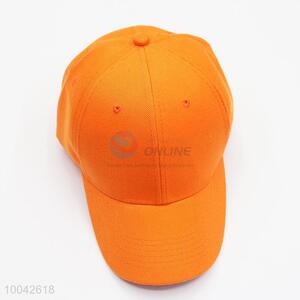 Orange hip hop snapback baseball cap