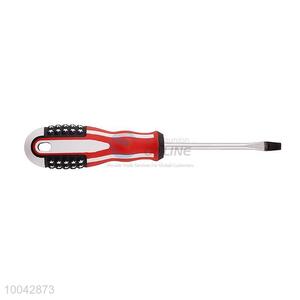 6mm*100mm Red Handle Straight Screwdriver
