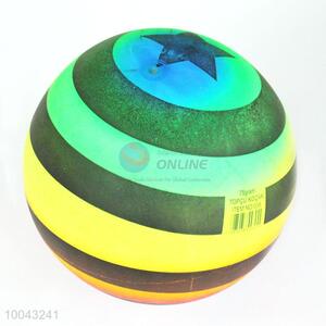 50g 16cm colorful stripe pattern soft volleyball bouncy balls