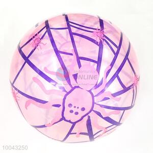 50g 22cm cool spider pattern pink toy bouncy ball for kids