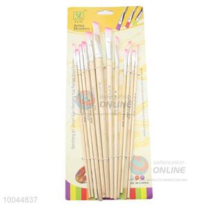 12Pieces/Set Pink Head Wholesale Long Handle Watercolor Painting Artist <em>Paintbrush</em>