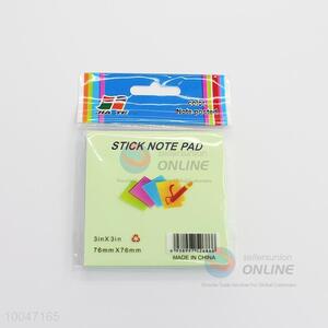 7.6*7.6CMSticky Note Pad With Colorful Pages/Sticky Notes