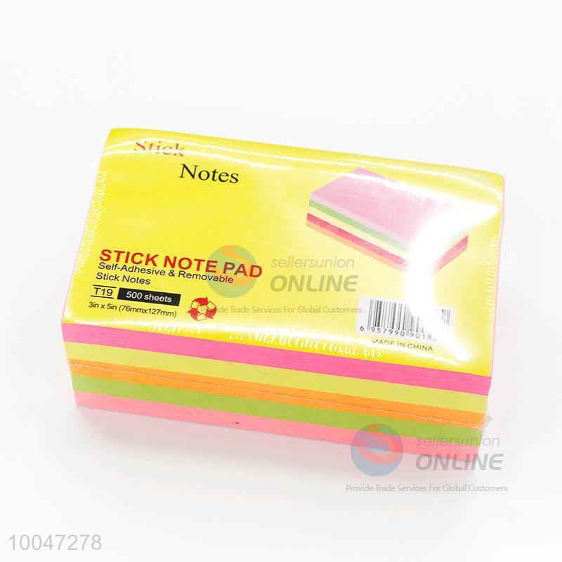 Sticky Notes, 4 Color Memo Pad, Sticky Note, Self-adhesive Note