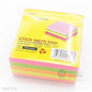 5 Colors Paper Post-it Notes,School And Office Square 400 Sheets Sticky Notes/<em>Memo</em> Pad