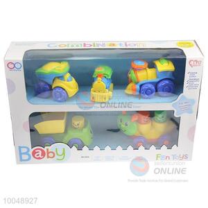 Cool and flexible animal shape machinery truck for baby