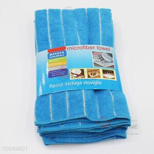 High Quality Household 40*45CM Blue Polyester Cleaning Towel