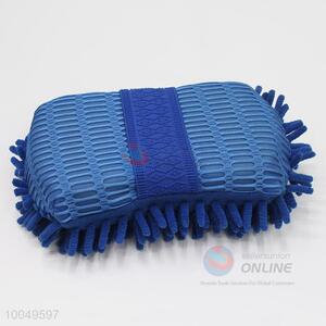 Hot Sale 22*11*6CM Blue Cleaning Tool Chenille and Figure Eight Car Sponge Block
