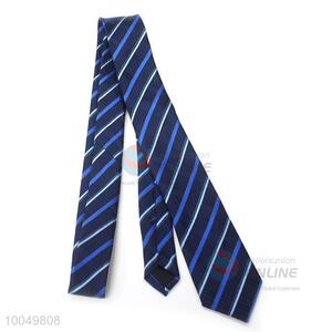 Wholesale new formal blue stripe tie mens tie for sale