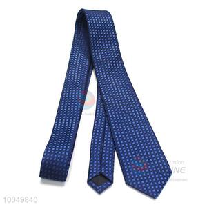 Wholesale high-end blue polyester printing silk ties for men
