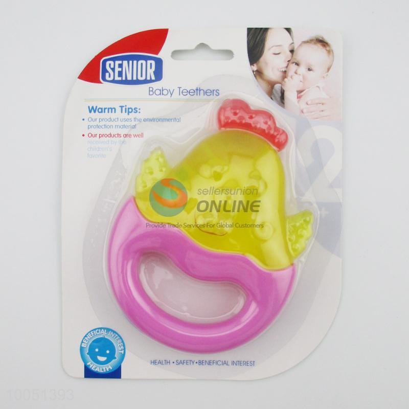 Cute design cock shaped baby teethers 