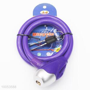 Top Quality Purple Bicycle/Bike Lock With Two Keys