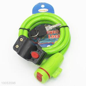 Green Bicycle/Bike Lock With Two Keys