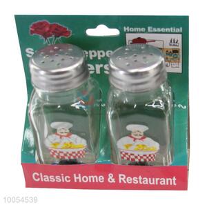 2 Pieces/Set Home Eseential 9*3.7CM Glass Condiment Bottle